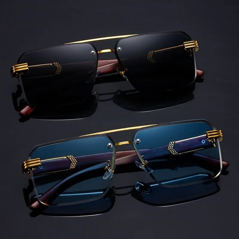 Vintage Frameless Sunglasses