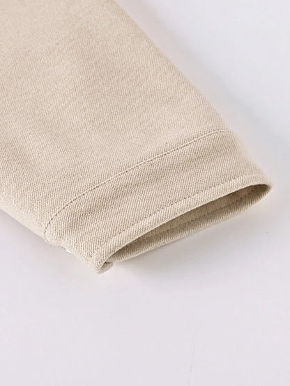 Cream line Coat