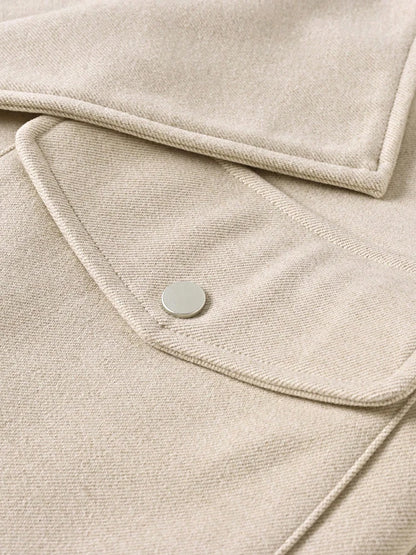 Cream line Coat