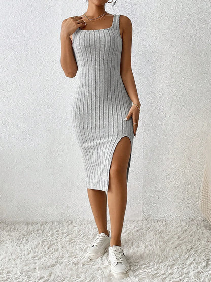 Slate Curve Dress